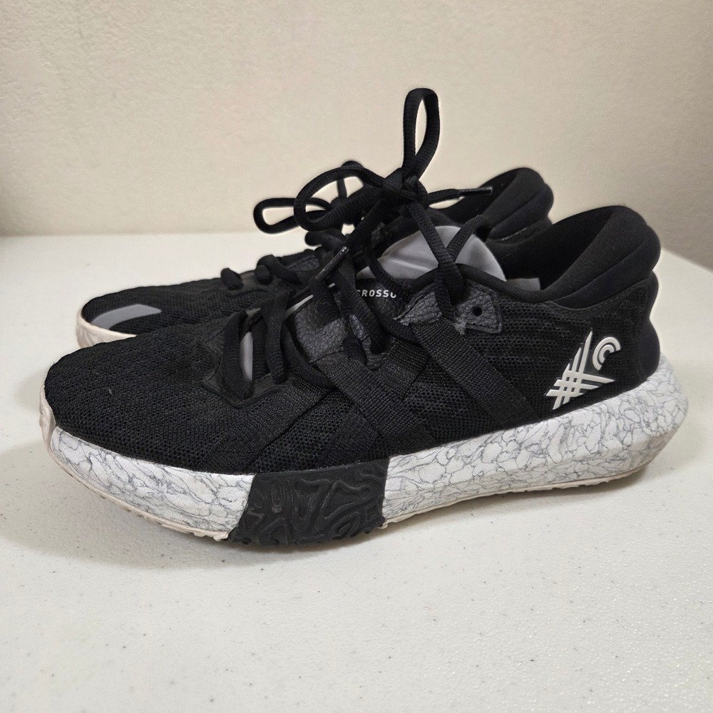 Crossover Culture Sniper LP Low Basketball Shoes Black White Mens Size 9.5